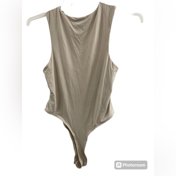 Shein Cream Bodysuit Sz(L) - Picture 2 of 4